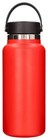 Hydro Flask 32-oz  Wide Mouth Water Bottle   Red   Flex Straw Cap Lid
