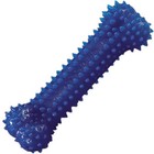 Dental Dog Toys  Flavored Blue Flexible Bone Shaped Chews Cleans Pet Teeth 