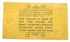 Vintage Walt Disney World Magic Kingdom Mickey Mouse Adult Ticket D Yellow