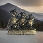 Antique Unique Soild Brass Owl  Bookends For Your Library office Beautiful Set