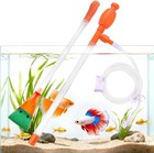 Fish Tank Cleaner Gravel Vacuum For Aquarium Water Changer Aquarium Siphon Wi   