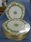 Vintage Lenox Monticello Dinner Plate 10 1 2 Inches Pink And Teal Floral
