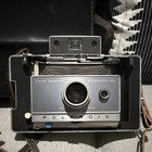 Polaroid Automatic 100 Land Camera Black With Case  Manual  Accessories Untested