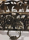 Rare Find Vintage Godinger Silver Art Co  Grapevine Napkin   Letter Holder