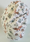 Fox Owl Print Size Medium Medical Bouffant Scrub Cap Surgery Hat