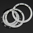 New Ceramic Black White Watch Bezel Ring Insert Fit For J12 Replacement