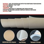 Automotive Flat Knit Headliner Fabric With 3 16 Foam Backing - 80  X 60 