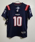 Youth New England Patriots Drake Maye  10 Stitched Jersey Size M  10 12  Nwt