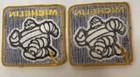 Michelin Tire Patches Michelin Man Patch Vintage Running Logo Blue Yellow 3 