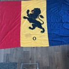 Vintage Ihling Bros Fraternal Regalia Flag Huge 90x54 Lion Rampant Banner