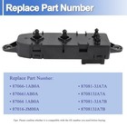 87066-1ab0a Power Seat Control Switch Front Left Driver Side Fits For Nissan