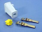 Cooper White Plug W  Cord Clip 15a Non-polarized 1-15p Bulk Non-grounding Sa840w