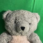 Vintage 1988 Applause Teddy Bear Plush Stuffed Animal Made Korea 13    Grey white