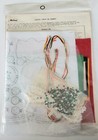 Vintage Malina Christmas  santa And Snowmen  Jeweled Felt Ornament Kit- New