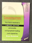 1998 Warner Bros Fleer skybox Authentic Autograph Bruce Boxleitner Babylon 5 Nd