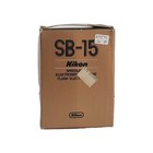 Nikon Sb-15 Speedlight Shoe Mount Flash No  948906