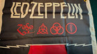 Led Zeppelin Symbols Mothership  Flag  Banner  Wall Art tapestry Approx 2  X 3 