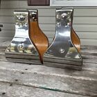 4    Monel Bell Western Stirrups Stainless Roping Western Ranch Saddle