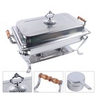 Catering Stainless Steel Chafer Chafing Dish Sets 8 Qt Full Size Buffet