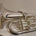 Yamaha Yep-321s Bb Euphonium Silver-plated Yellow Brass W  Hard Case Tested