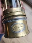 Antique Miner s Safety Lamp Wolf Original  Condition Beautiful Brass