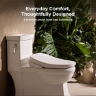 Smart Bidet Toilet Seat  Instant Warm Water  Heated Seat  Dryer   Remote