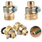 Garden Hose Repair Mender Kit Hose Connector With Stainless Steel Clamp