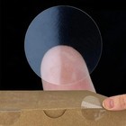 Crystal Clear Round Stickers 500pcs Transparent Packaging Seal Labels