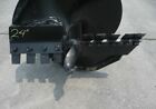 Lowe Sq-24-3 Skid Steer Auger Bit 24  Diameter  2-9 16  Round Collar  36  Tall