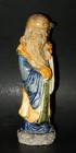 Antique Chinese Clay Statue Of Shoulou  Immortal God Of Longevity 9 1 2  Tall