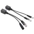 Passive Power Over Ethernet Poe Adapter Injector  Splitter Kit 5v 12v 24v 48v