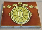 England - Antique Victorian Majolica Tile C1900