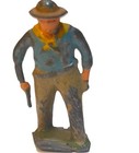 Antibque Britains Proprietery Hc Lead Cowboy  walking Up 