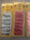 Whopper Ketcher Lures Fishing Vintage Plastic Worms Lot-lot Of 5 Carded