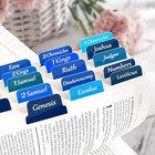 Bible Tabs For Women   Men  Blue Bible Tabs For Kids  Anti-wrinkle Blue   White