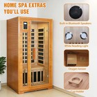 Eagle Peak 1-2 Person Low Emf Far Infrared Home Sauna
