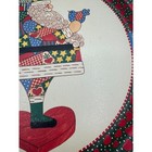 Potpourri Press Folk Art Santa Tray Patchwork 13 1 2  1993 Few Scatches