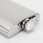 2-pack 10 Oz Liquor Pocket Hip Flask Stainless Steel Whiskey Screw Cap Flagon
