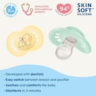 Binky For 6-16 Months  Bpa-free Silicone Nipple  Easy To Clean  2 Count Binkies