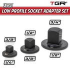 Tgr 3pc  Low Profile Impact Socket Adapter Set - Drive Reducing