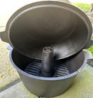 Camp Chef Cast Iron Dutch Oven Ultimate Turkey Roaster Smoker Cooker 13  W 12   t