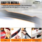 Trunk Spoiler Compatible With 2003-2007 Cadillac Cts Sedan Abs Painted Matte