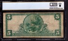 1902  5 Gettysburg National Bank Note Currency Pennsylvania Pcgs B Fine 12