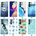 For Samsung Galaxy A35 A36 A16 S24 S25 S26 Thin Tpu Marine Life Phone Case Cover