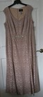 Alex Evenings Mother Of Bride groom Lace Embellished Full Length Gown Sz 20w Nwt