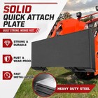 Solid Quick Attach Plate Skid Steer Tractor Universal Quick Tach Mount Plate