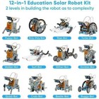 13in1 Solar Powered Robot Science Kit Building Blocks Gift For Kids Electronic