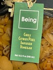 Vintage Being Glass Bottle Of Chili Citrus Peel Infused Vinegar 18 3 Oz
