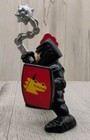 Vintage Original 1994 Fisher Price Great Adventure Black Knight 2 75  Toy Figure