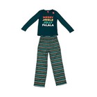 Family Pajamas Matching Kids Merry Jingle Mix It Family Pajama Set Green 10-12